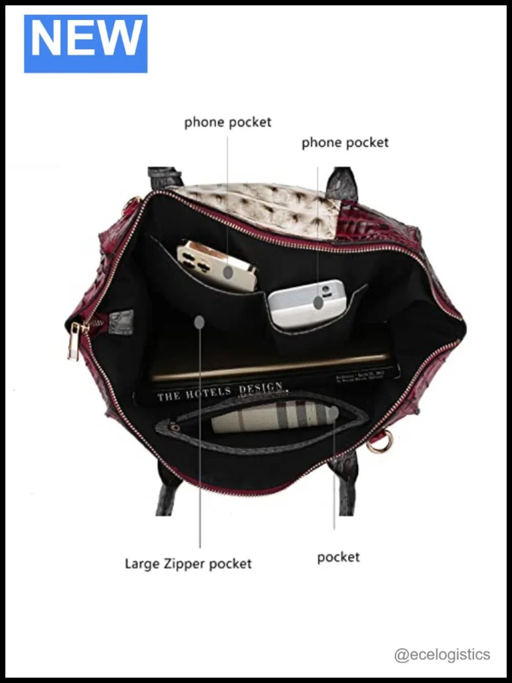 MKF Vegan Leather Satchel Crossbody Bag Women's Handbag Purse